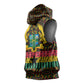 Kwame Nkrumah Ghana Sleeveless Hoodie Kente Pattern African - African Pride