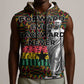 Kwame Nkrumah Ghana Sleeveless Hoodie Kente Pattern African - African Pride
