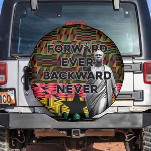 Kwame Nkrumah Ghana Spare Tire Cover Kente Pattern African