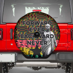 Kwame Nkrumah Ghana Spare Tire Cover Kente Pattern African
