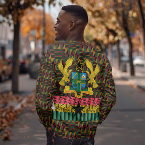 Kwame Nkrumah Ghana Sweatshirt Kente Pattern African