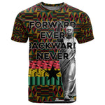 Kwame Nkrumah Ghana T shirt Kente Pattern African