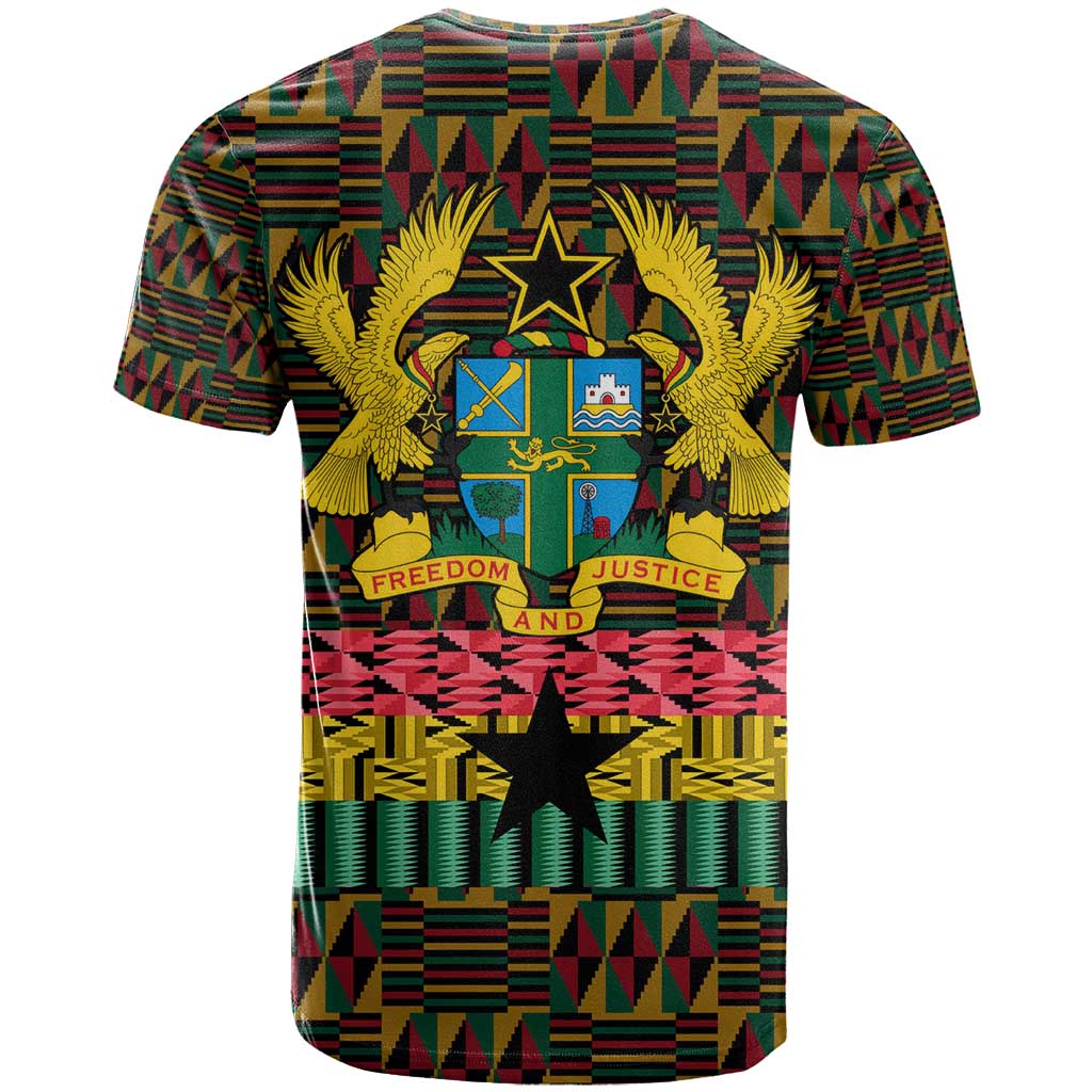 Kwame Nkrumah Ghana T shirt Kente Pattern African