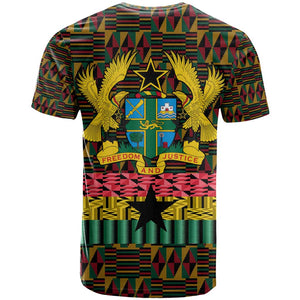 Kwame Nkrumah Ghana T shirt Kente Pattern African