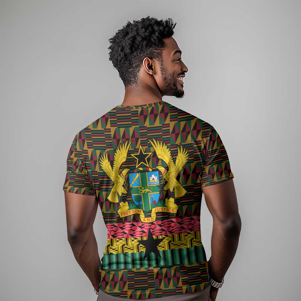 Kwame Nkrumah Ghana T shirt Kente Pattern African