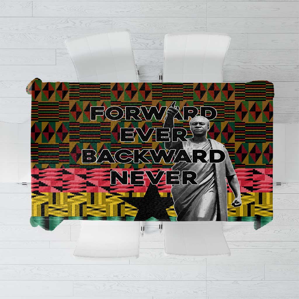 Kwame Nkrumah Ghana Tablecloth Kente Pattern African