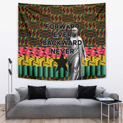 Kwame Nkrumah Ghana Tapestry Kente Pattern African