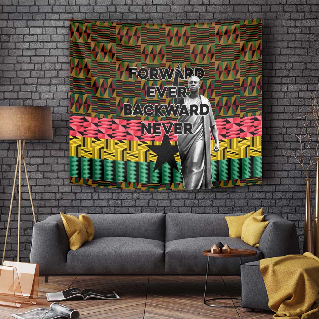 Kwame Nkrumah Ghana Tapestry Kente Pattern African