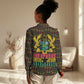 Kwame Nkrumah Ghana Women Casual Shirt Kente Pattern African