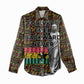 Kwame Nkrumah Ghana Women Casual Shirt Kente Pattern African