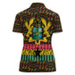 Kwame Nkrumah Ghana Women Polo Shirt Kente Pattern African