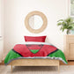 Malawi Bedding Set Flag Colors Blended with National Emblem