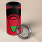 Malawi 4 in 1 Can Cooler Tumbler Flag Colors Blended with National Emblem