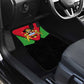 Malawi Car Mats Flag Colors Blended with National Emblem