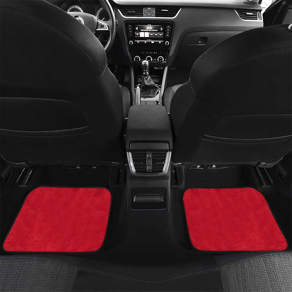 Malawi Car Mats Flag Colors Blended with National Emblem