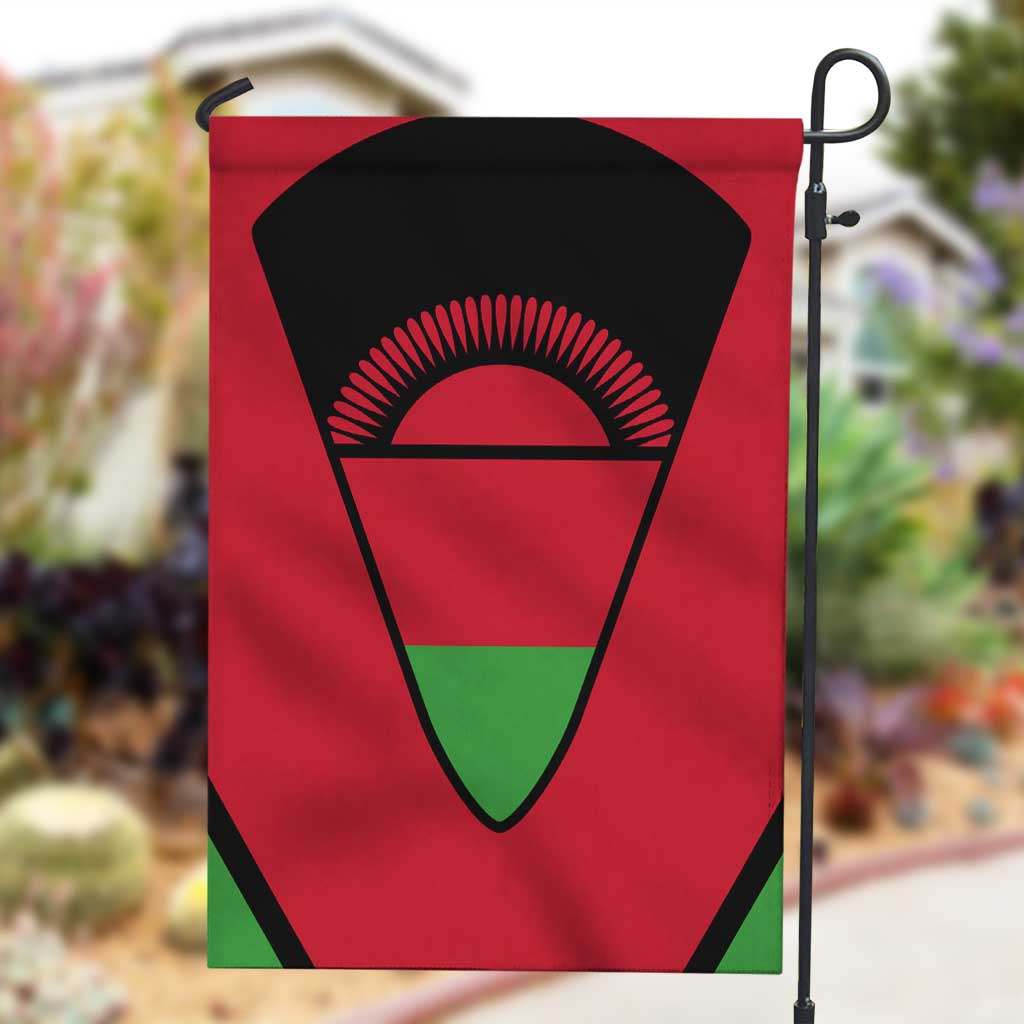 Malawi Garden Flag Flag Colors Blended with National Emblem