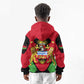 Malawi Kid Hoodie Flag Colors Blended with National Emblem