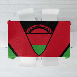 Malawi Tablecloth Flag Colors Blended with National Emblem