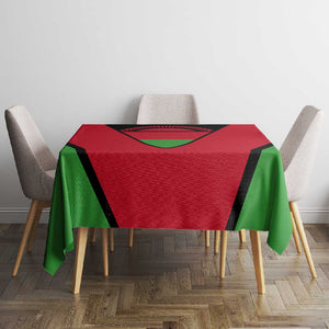 Malawi Tablecloth Flag Colors Blended with National Emblem