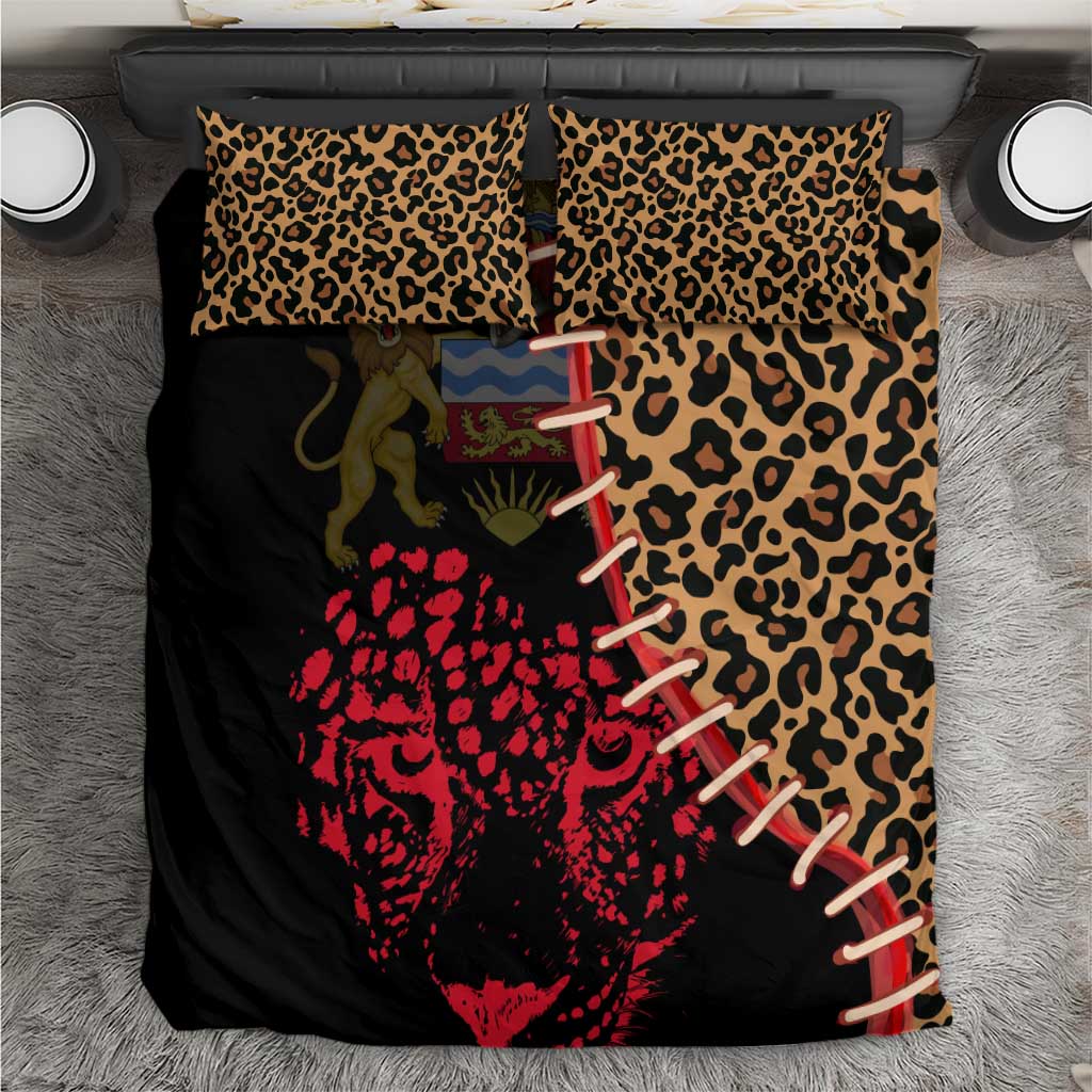 Leopard and Lion Malawi Bedding Set Unity and Freedom