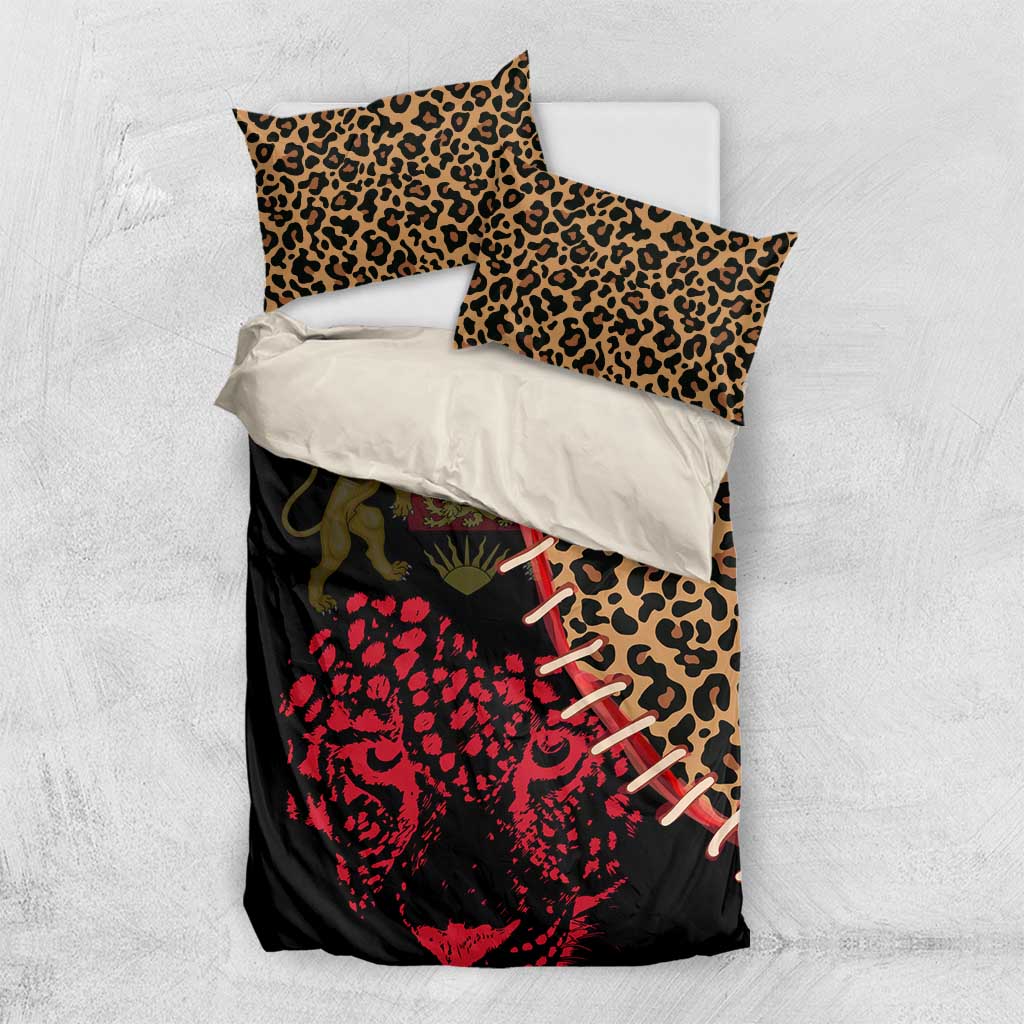 Leopard and Lion Malawi Bedding Set Unity and Freedom