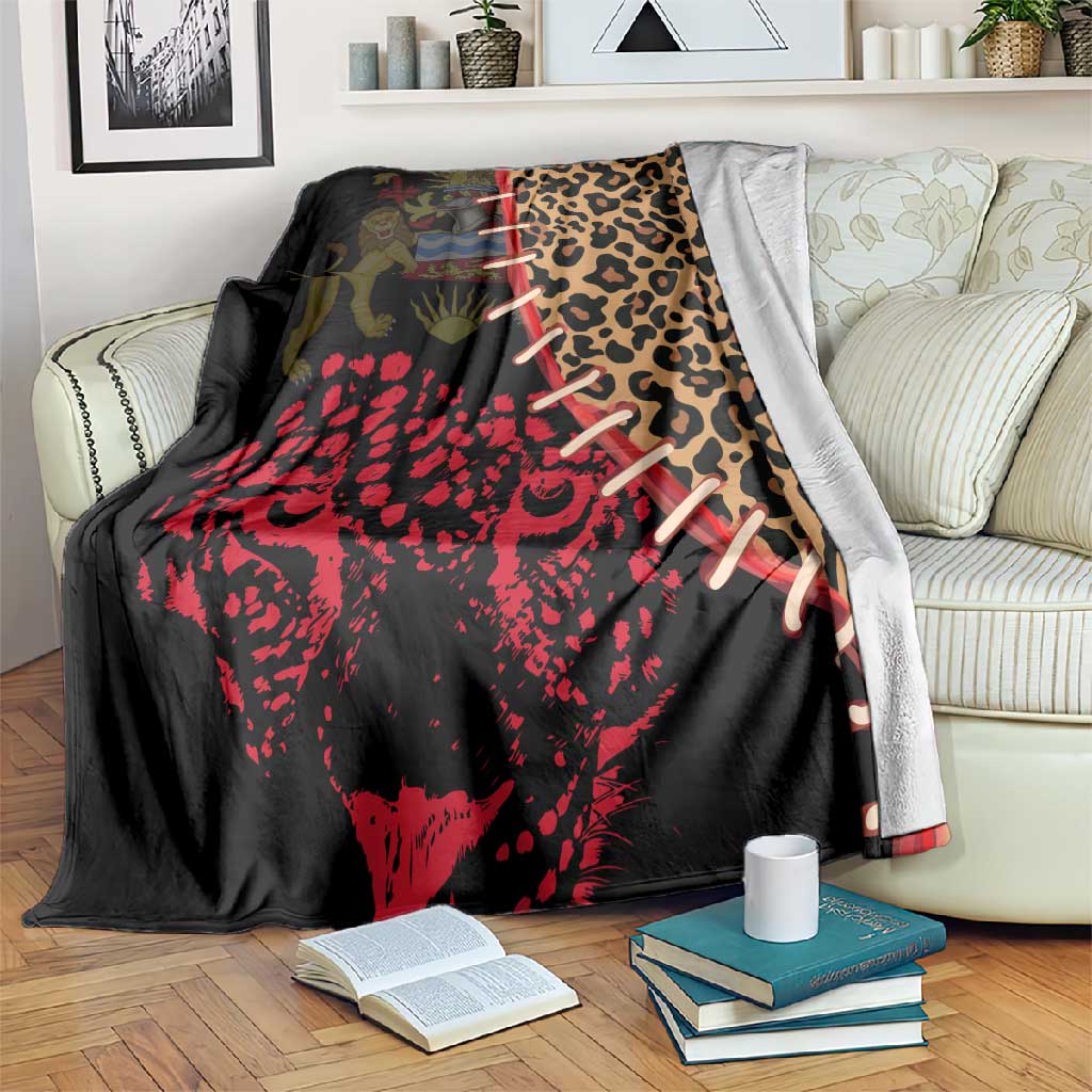Leopard and Lion Malawi Blanket Unity and Freedom