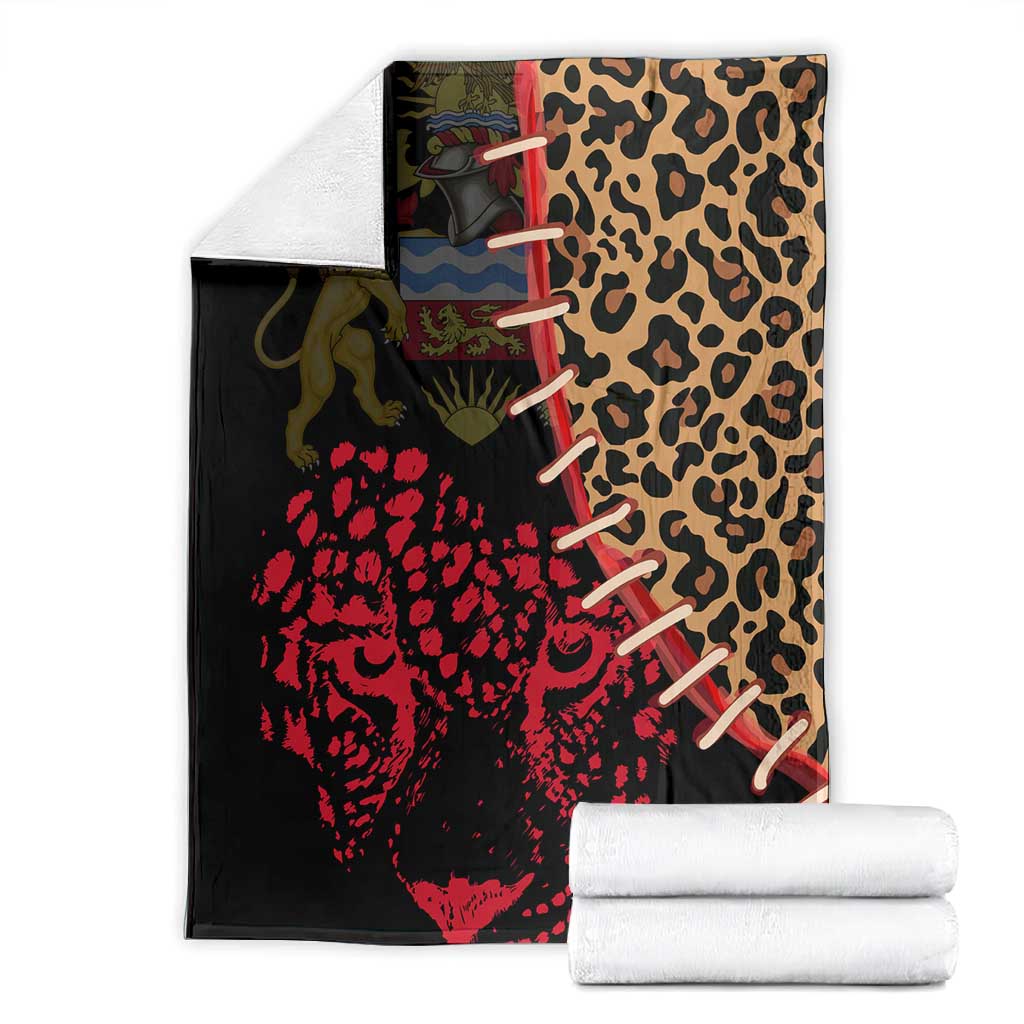 Leopard and Lion Malawi Blanket Unity and Freedom