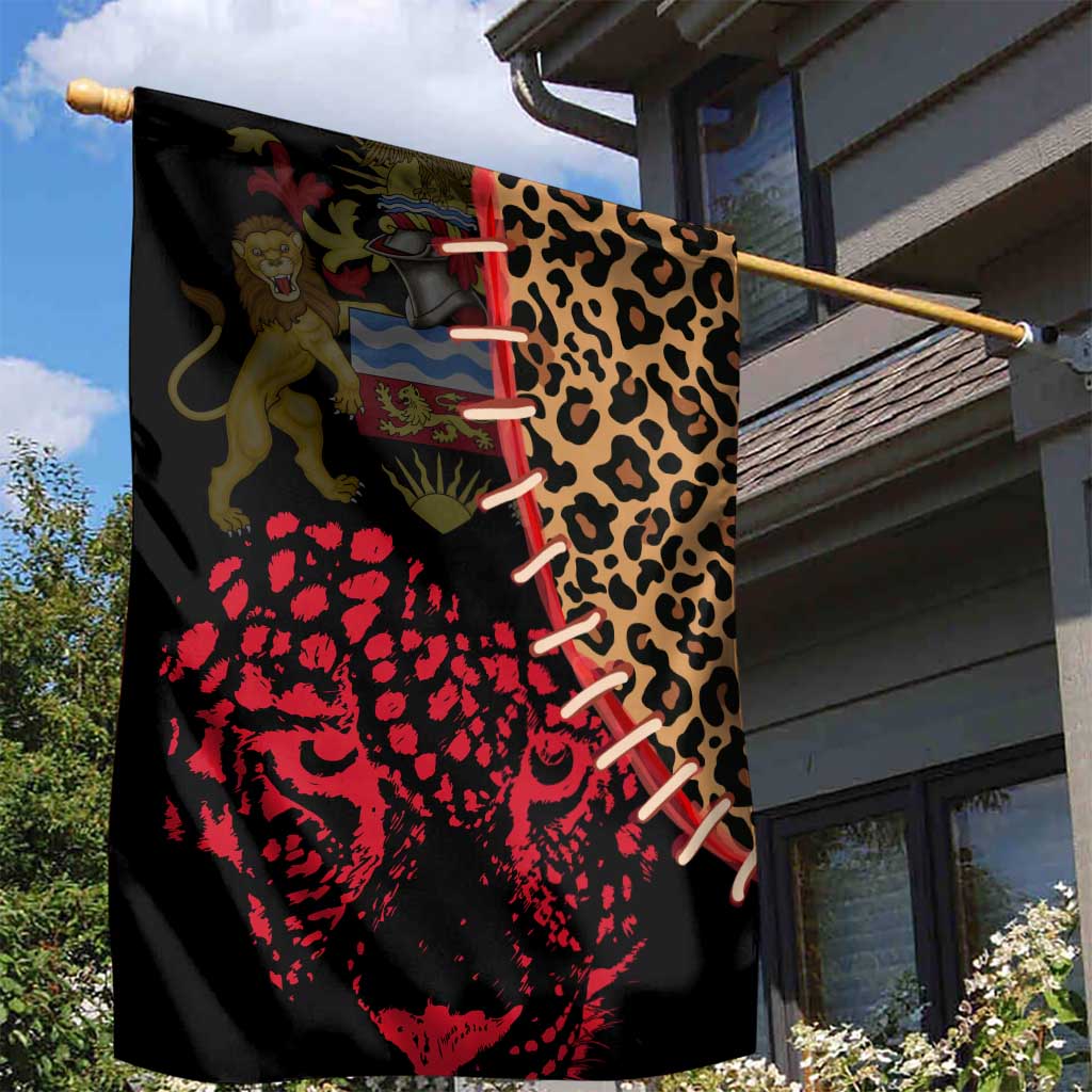 Leopard and Lion Malawi Garden Flag Unity and Freedom