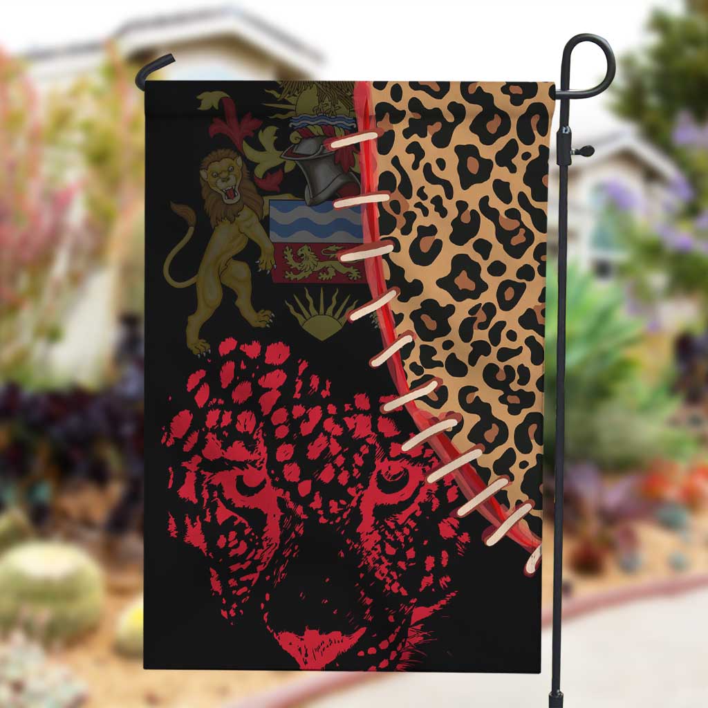 Leopard and Lion Malawi Garden Flag Unity and Freedom