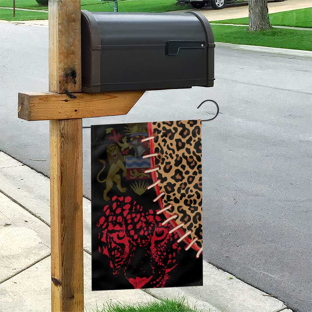 Leopard and Lion Malawi Garden Flag Unity and Freedom