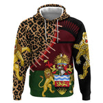 Leopard and Lion Malawi Hoodie Unity and Freedom