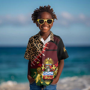 Leopard and Lion Malawi Kid Hawaiian Shirt Unity and Freedom