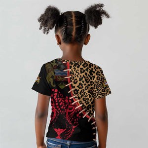 Leopard and Lion Malawi Kid T shirt Unity and Freedom