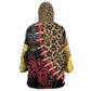 Leopard and Lion Malawi Kid Wearable Blanket Hoodie Unity and Freedom