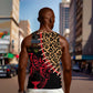 Leopard and Lion Malawi Men Tank Top Unity and Freedom