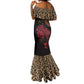 Leopard and Lion Malawi Mermaid Dress Unity and Freedom