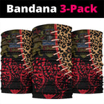 Leopard and Lion Malawi Neck Gaiter Unity and Freedom - African Pride