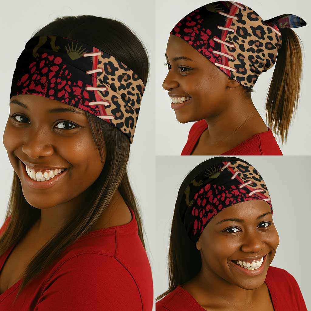 Leopard and Lion Malawi Neck Gaiter Unity and Freedom - African Pride