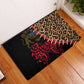 Leopard and Lion Malawi Rubber Doormat Unity and Freedom