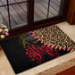 Leopard and Lion Malawi Rubber Doormat Unity and Freedom