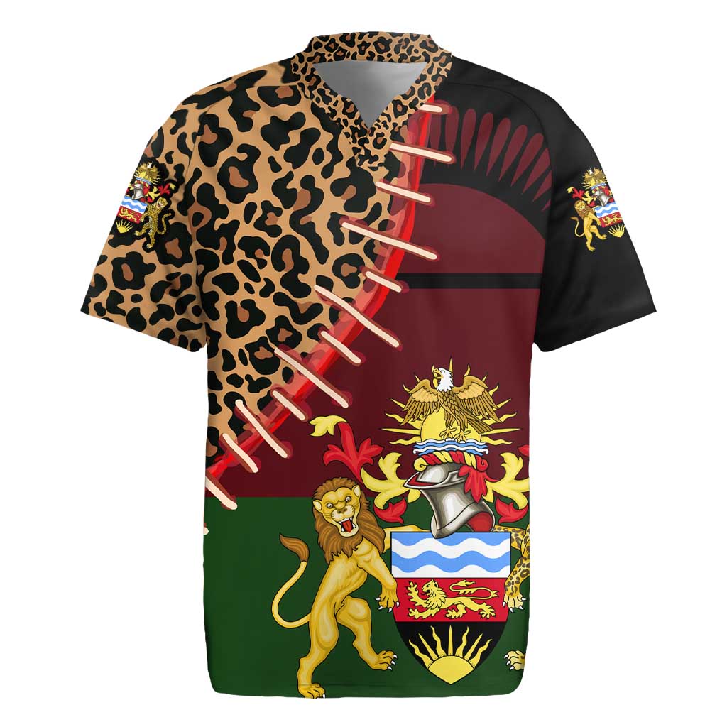 Leopard and Lion Malawi Rugby Jersey Unity and Freedom