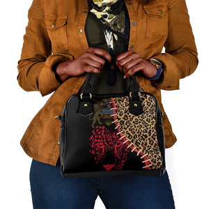 Leopard and Lion Malawi Shoulder Handbag Unity and Freedom