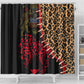 Leopard and Lion Malawi Shower Curtain Unity and Freedom
