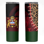 Leopard and Lion Malawi Skinny Tumbler Unity and Freedom
