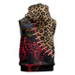 Leopard and Lion Malawi Sleeveless Hoodie Unity and Freedom - African Pride