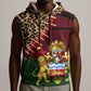 Leopard and Lion Malawi Sleeveless Hoodie Unity and Freedom - African Pride