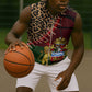 Leopard and Lion Malawi Sleeveless Zip Hoodie Unity and Freedom - African Pride