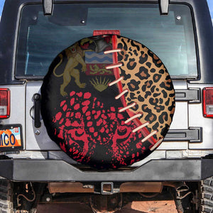 Leopard and Lion Malawi Spare Tire Cover Unity and Freedom