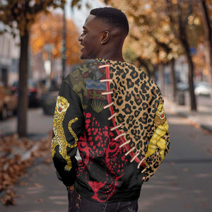 Leopard and Lion Malawi Sweatshirt Unity and Freedom