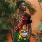 Leopard and Lion Malawi T shirt Unity and Freedom